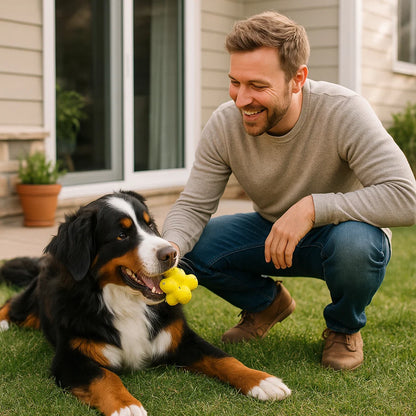 Robuster Springball für Hunde zum Stressabbau