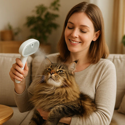 Premium Katzen Dampfbürste