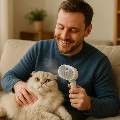 Premium Katzen Dampfbürste
