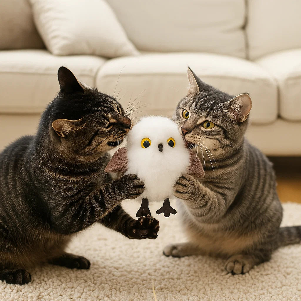 Flatterndes und Zwitscherndes Vogel Katzenspielzeug