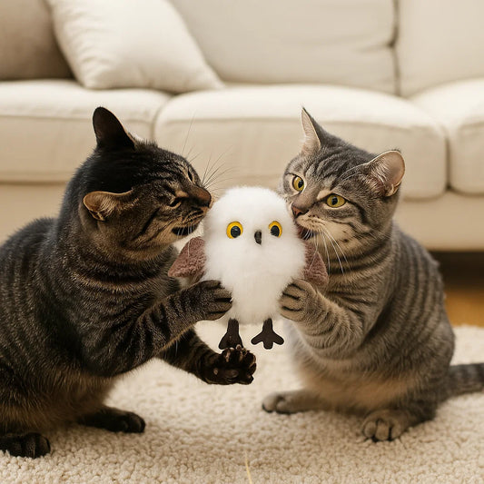 Flatterndes und Zwitscherndes Vogel Katzenspielzeug