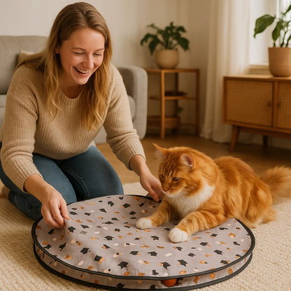 Interaktives Katzen Ball Versteck Spiel