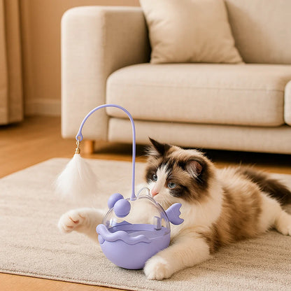 Katzenminze Laternen Fisch Leckerli Spender Spielzeug für Katzen