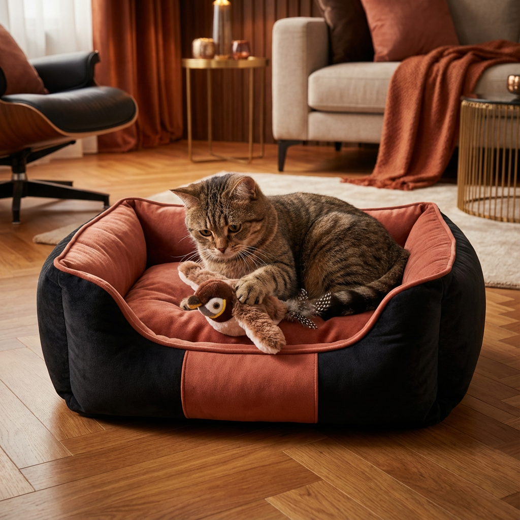 Flatternder Vogel Katzenspielzeug