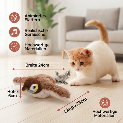 Flatternder Vogel Katzenspielzeug