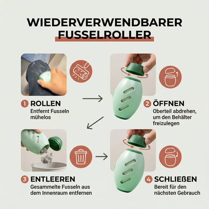 Wiederverwendbarer Fusselroller