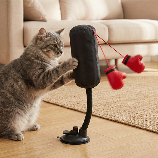 Interaktives Boxsack Katzen Spielzeug