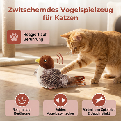 Zwitscherndes Vogelspielzeug für Katzen