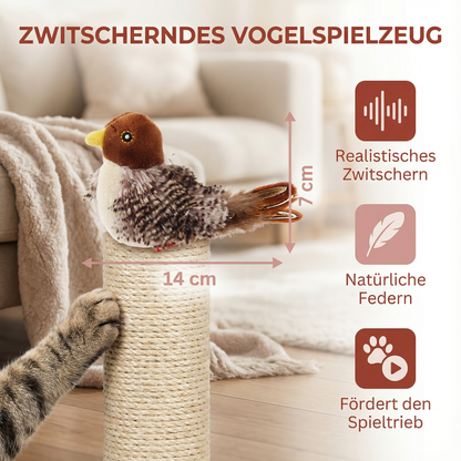 Zwitscherndes Vogelspielzeug für Katzen