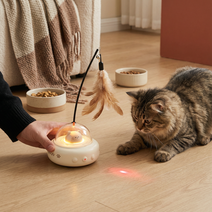 Katzen Ufo Laser Spielzeug