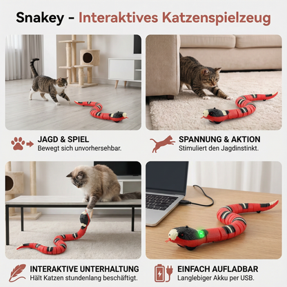 Snakey - Interaktives Katzenspielzeug