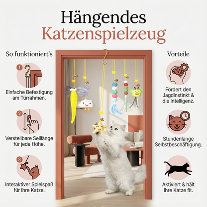 Hängendes Katzenspielzeug