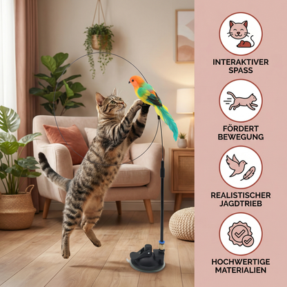 Vogelspiel - Interaktives Katzenspielzeug
