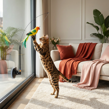 Vogelspiel - Interaktives Katzenspielzeug