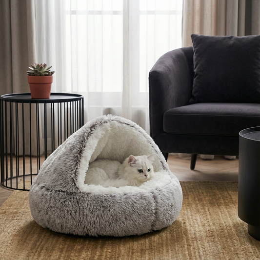 2in1 Katzen Kuschelhöhle